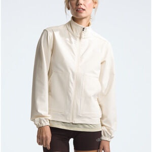 The North Face Women's Willow Stretch Jacket White Dune Size Large SLIGHT FLAW